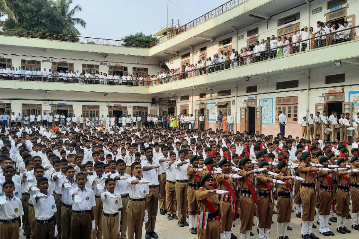 रमणबाग प्रशालेत ७८वा स्वातंत्र्य दिन साजरा 